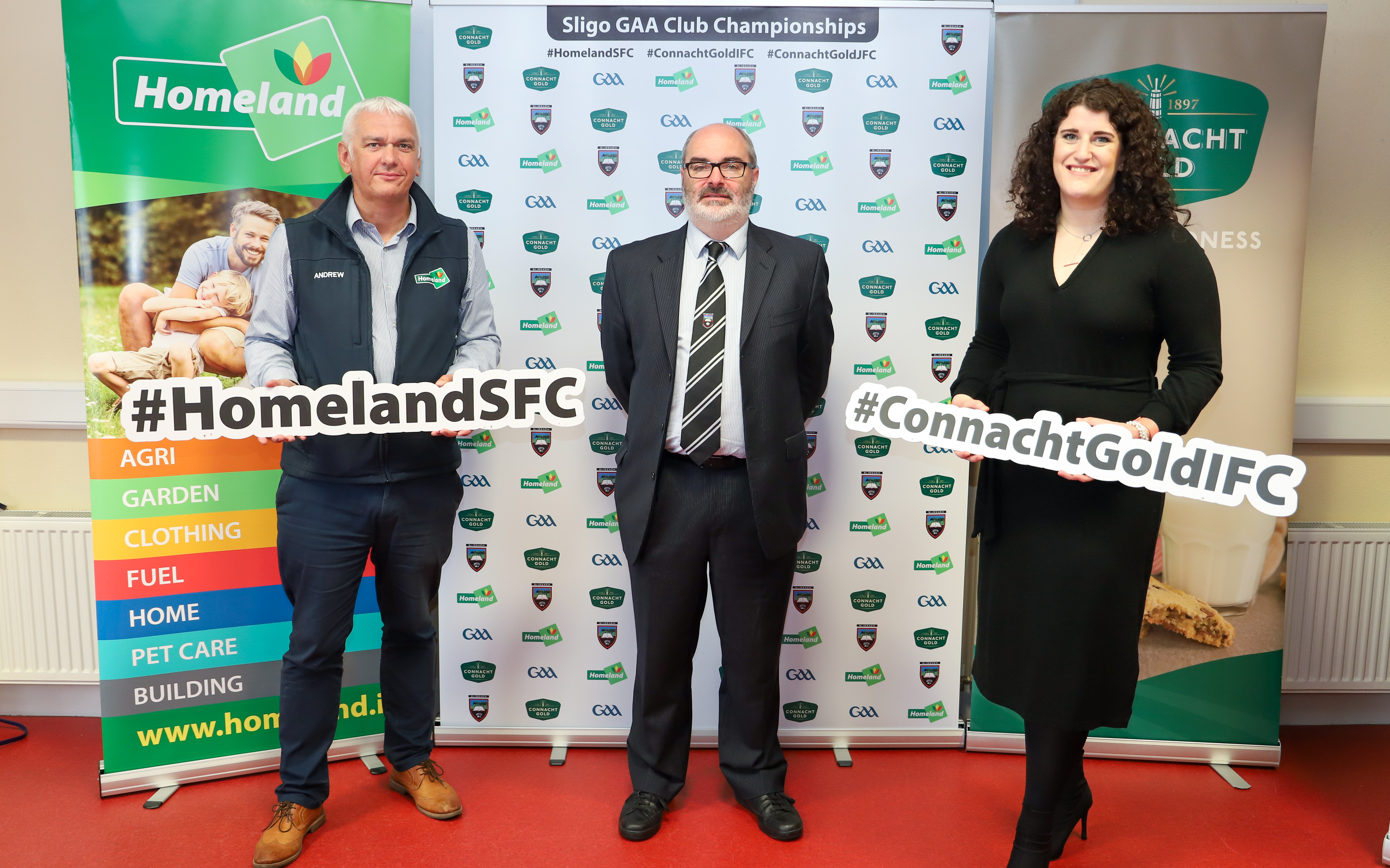 Aurivo brands - Homeland and Connacht Gold - back Sligo football.