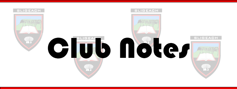 Geevagh club notes 17 Jul 2023